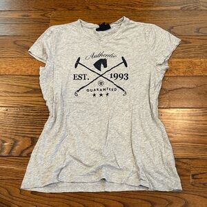 Ariat Gray Short Sleeve Tee